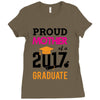 Class of 2017 Proud Mother Graduation Ladies Fitted T-Shirt
