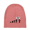 stop following me monkey Baby Beanies