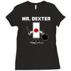 mr dexter Ladies Fitted T-Shirt