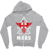 Thirty Seconds To Mars With Eagle Zipper Hoodie