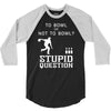 to bowl or not to bowl 3/4 Sleeve Shirt