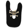 santa skull and crossbones Baby Bibs