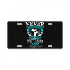 autism dad License Plate