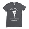 hillbilly hog wrestling champ Ladies Fitted T-Shirt