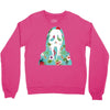 scream floral Crewneck Sweatshirt