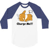 corgi cute puppy low battery charge me 3/4 Sleeve Shirt