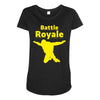 battle royale skydiving fortnite Maternity Scoop Neck T-shirt