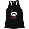 why so curious Racerback Tank
