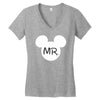 Mr. and Mrs. Matching Women's V-Neck T-Shirt