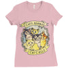 cats against cat calls Ladies Fitted T-Shirt