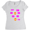 daftar Women's Triblend Scoop T-shirt
