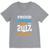 Class of 2017 Proud Pawpaw Graduation V-Neck Tee