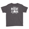 born to ride funny Youth Tee