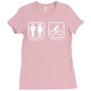 problem solved Ladies Fitted T-Shirt