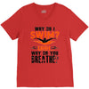 why do i swim why do you breath V-Neck Tee