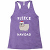 fleece navidad Racerback Tank