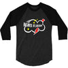 news flash black 3/4 Sleeve Shirt