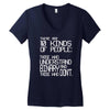 there are 10 kinds of people Women's V-Neck T-Shirt