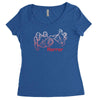 horror hands Women's Triblend Scoop T-shirt