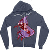 mordecai from regular show, walking dead Zipper Hoodie