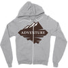coklat adventure Zipper Hoodie