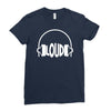 bargain loud records Ladies Fitted T-Shirt