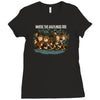 where the halflings are Ladies Fitted T-Shirt