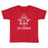 The best teachers are born in december Toddler T-shirt