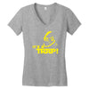 admiral ackbar it's a trap star wars funny cool death star Women's V-Neck T-Shirt