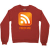 rss feed me Crewneck Sweatshirt