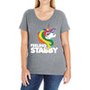 feeling stabby Ladies Curvy T-Shirt