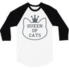 queen of cats 3/4 Sleeve Shirt