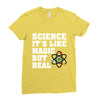 Science It's Like Magic But Real Ladies Fitted T-Shirt