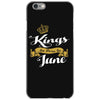kings are born in june iPhone 6/6s Case