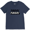 sunday funday t shirt funny jersey shore football V-Neck Tee