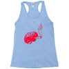joint smoking brain Racerback Tank