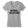 NATURAL SELECTION Women's V-Neck T-Shirt