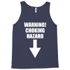 warning choking hazard printed Tank Top