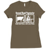second hand vegetarier Ladies Fitted T-Shirt