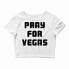 pray for las vegas Crop Top