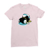 drooly snake slug thing Ladies Fitted T-Shirt