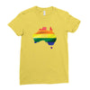 Australia Lgbt Ladies Fitted T-Shirt