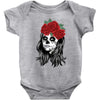 Skull Girl Baby Bodysuit