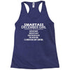Smartass December Girl Racerback Tank