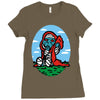 little mummra after a rough day Ladies Fitted T-Shirt