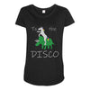 Take Me Tto The Disco Maternity Scoop Neck T-shirt