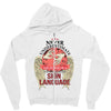 who knows sign language Zipper Hoodie
