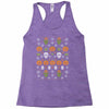 happy halloween ugly christmas sweater Racerback Tank