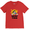 gamer gremlin stole pog V-Neck Tee