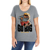 go big Ladies Curvy T-Shirt